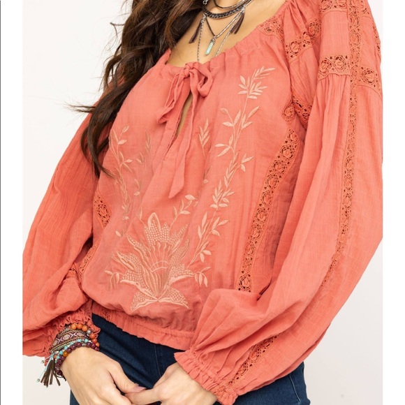 Free People Maria Maria Lace Blouse - Picture 2 of 8